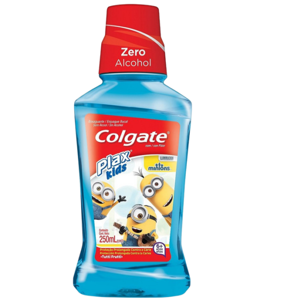 Colgate Enjuague Bucal Plax Kids Minions 250 Ml