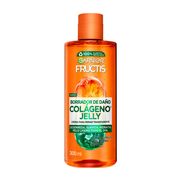 Crema para Peinar 10 en 1 Garnier Fructis Borrador de Daño Control Grasa 300 ml
